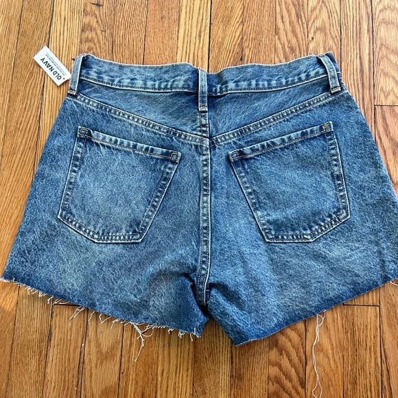Women’s NWT Old Navy Embroidered Higher High Rise Sky Hi A Line Shorts. Size 10 - Picture 4 of 8